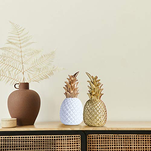 Ikasus AFSSS691844JZJGOLD Resin Pineapple Decoration,Gold Artificial Pineapple Fruit Figurine,Nordic Household Decorative Pineapple,Fake Resin Pineapple Ornament,Table Decoration Gift thumb #5