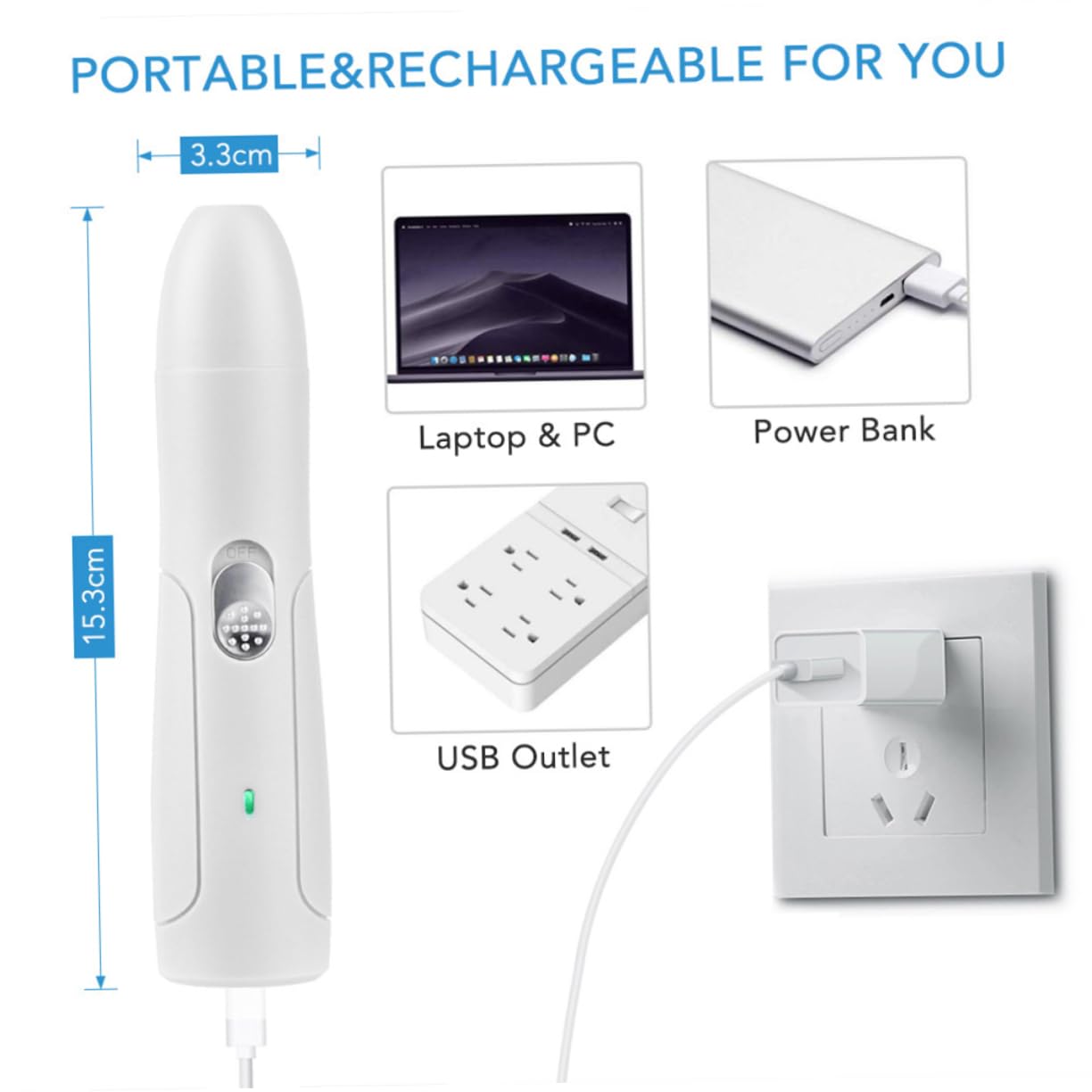DOITOOL Tagliaunghie Elettrico per Gatti, Levigatura Automatica delle Zampe, Facile da Usare, ABS, la Cura delle Unghie in Casa