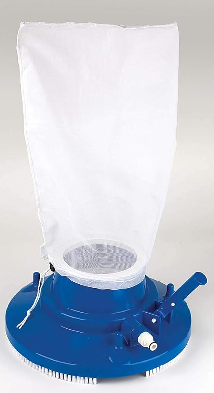 LÍNEA DE NATACIÓN | Aspiradora de pileta Venturi Leaf Bagger para hojas y escombros | Se engancha a una manguera de jardín y utiliza succión venturi para embolsar hojas enteras rápidamente; ahorra el filtro y la cesta del skimmer