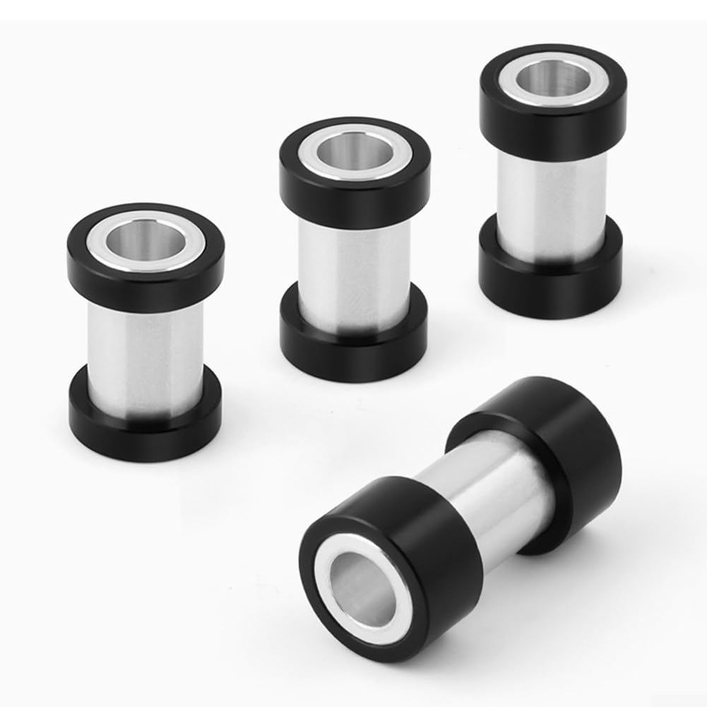 Aluminum Bike Rear Shock Bushings with Rubber Pads Ideal for 14MM Width Suspension Applications (54mm)