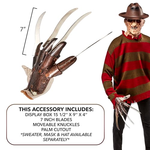 Rubies A Nightmare on Elm Street: Freddy Krueger Supreme Edition Glove for Adults, Men's by Rubies - Image 2