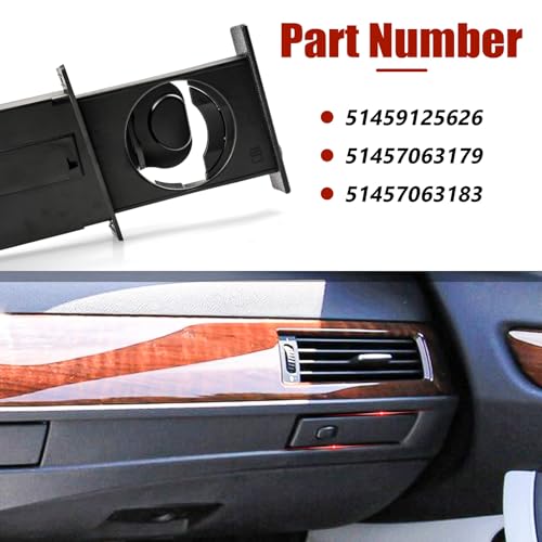Portavasos Derecho Compatible BMW 5 Series E60 E61 miniatura 4