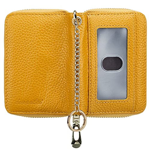Image of imeetu Rfid Credit Card Holder,Genuine Leather Businese Card Case,Rfid Blocking Wallet for Women & Men