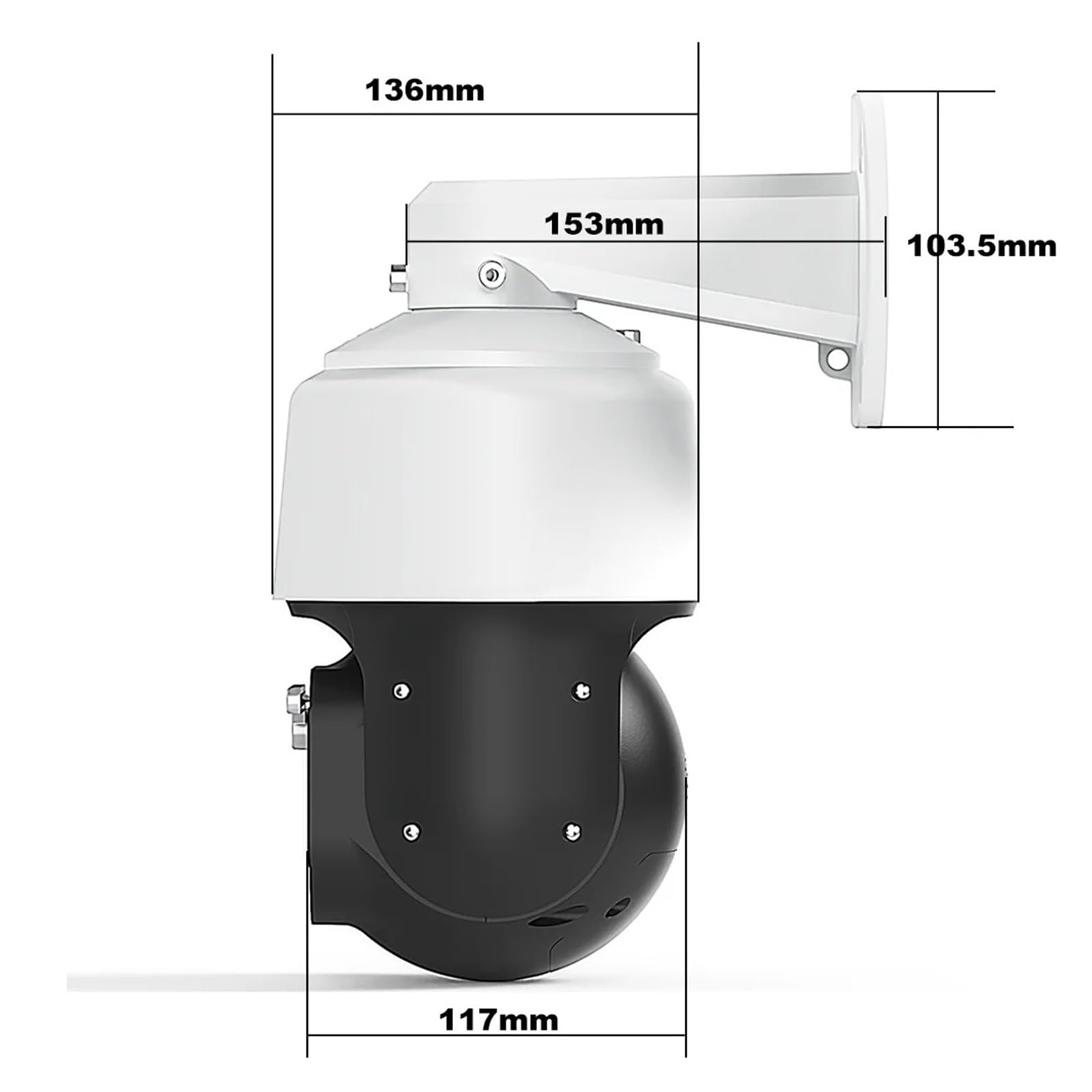 Caméra dôme PTZ PoE 8MP avec Zoom 30X