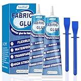 120ml Fabric Glue,Fabric Glue for Clothes,Machine Washable and Extra Strong Bond,Strong Adhesive for Fabric Material, Upholstery, Badge, Textile, Leather, and Crafts