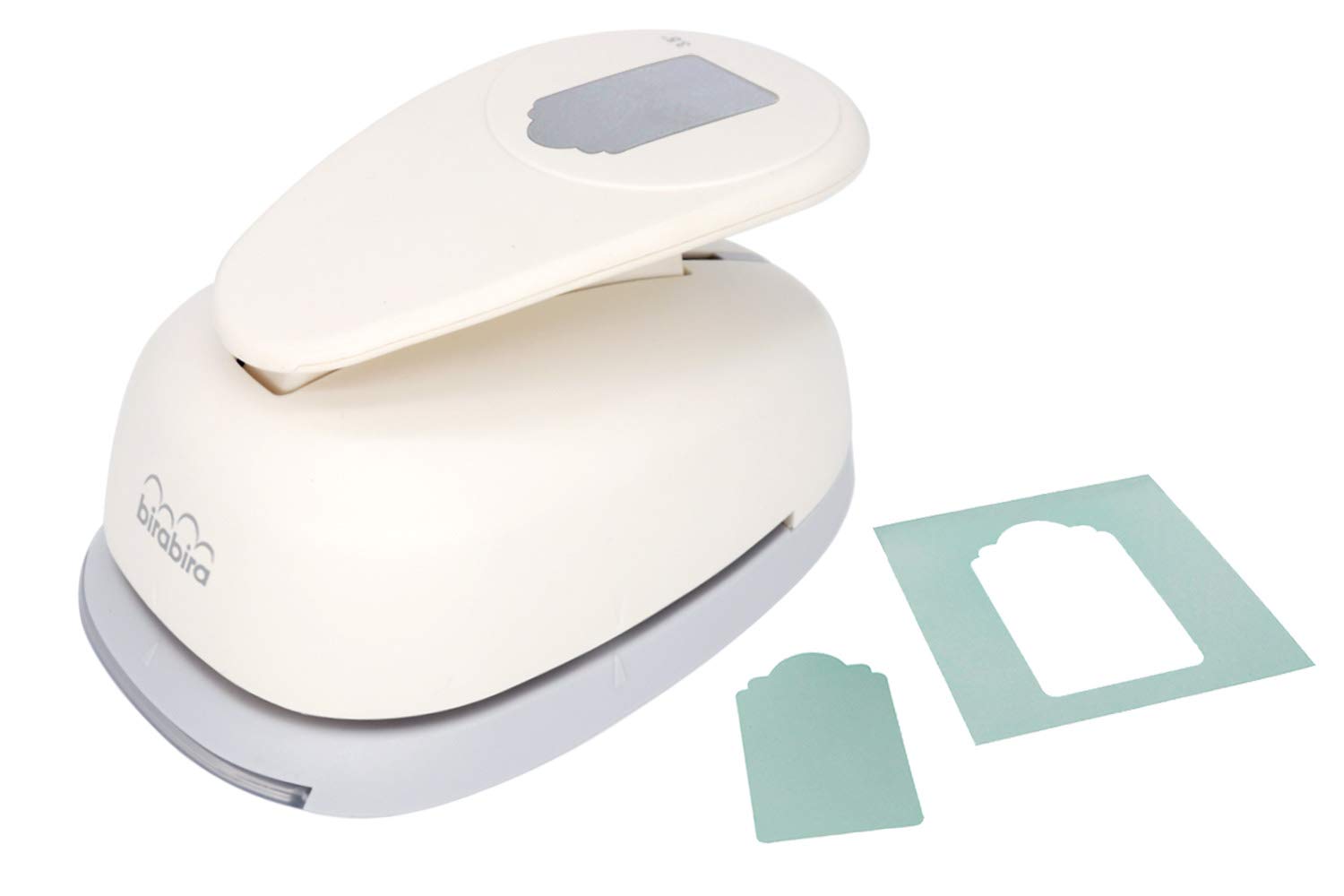 Bira 3.5 inch Price Tag 1 Lever Action Extra Large Craft Punch for Paper Crafting Scrapbooking Cards Arts (3.5 inch Tag Punch Measured diagonally)