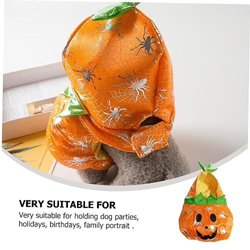 Disfraz calabaza Halloween para mascotas BESPORTBLE miniatura 4