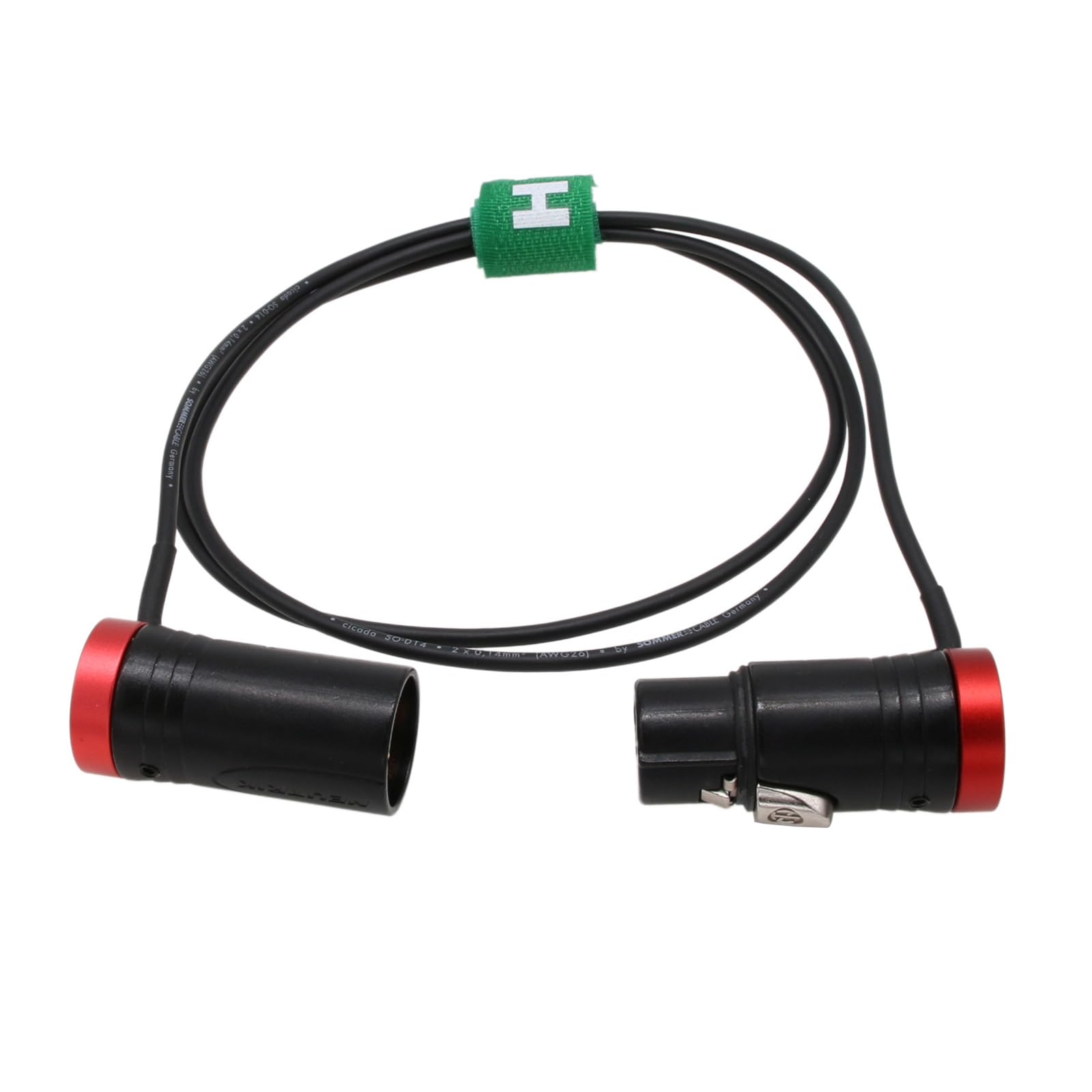 Audio Cable for Sound Devices 888 633 MixPre-6 Microphone Zoom F8n Canon C300 Camera Recorder Mixer, XLR 3 Pin Male to Female, Adjustable Angled Red 1M