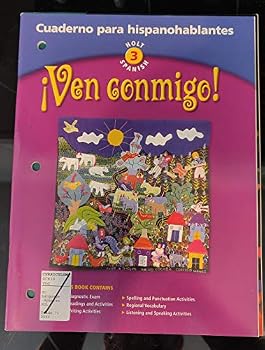 Paperback Ven Conmigo Level 3, Grade 10 Cuaderno Para Hispanohablantes: Holt Ven Conmigo (Spanish 2003) (Spanish Edition) [Spanish] Book
