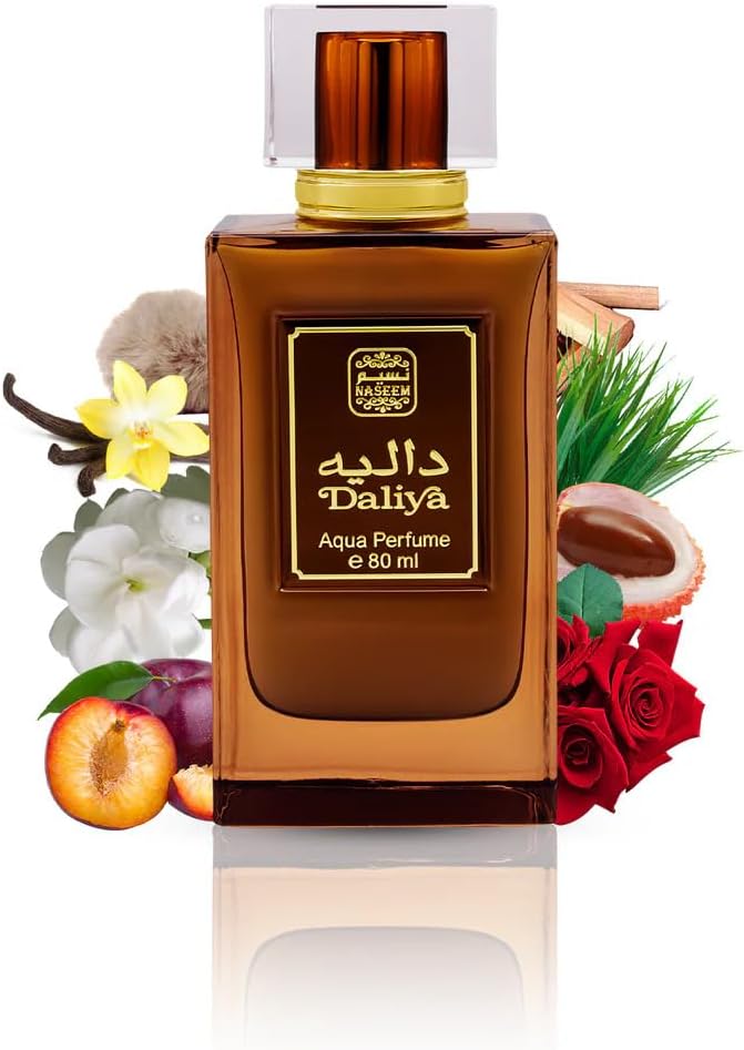– Daliya Aqua Perfume Spray 80ml - Subtle Tone Eau De Parfum for Men & Women - Fresh and Elegant Fragrance with Long Lasting Appeal - Ideal for Everyday Use & Special Event
