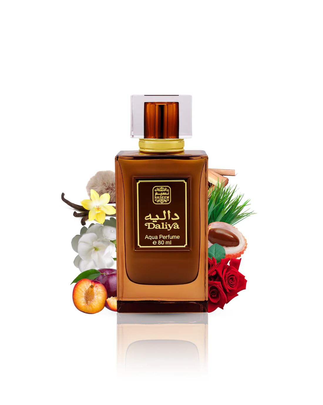 NASEEM Daliya Aqua Perfume Spray 80ml - Subtle Tone Eau De Parfum for Men & Women - Fresh and Elegant Fragrance with Long Lasting Appeal - Ideal for Everyday Use & Special Event