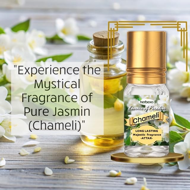 Image of Chameli Attar & Harsingar Attar for Men & Women | Long Lasting Alcohol-Free | 2 x 6ml Roll-On