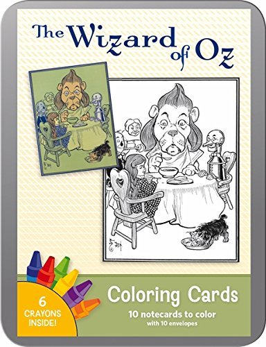 The Wizard of Oz Coloring Cards by WW Denslow