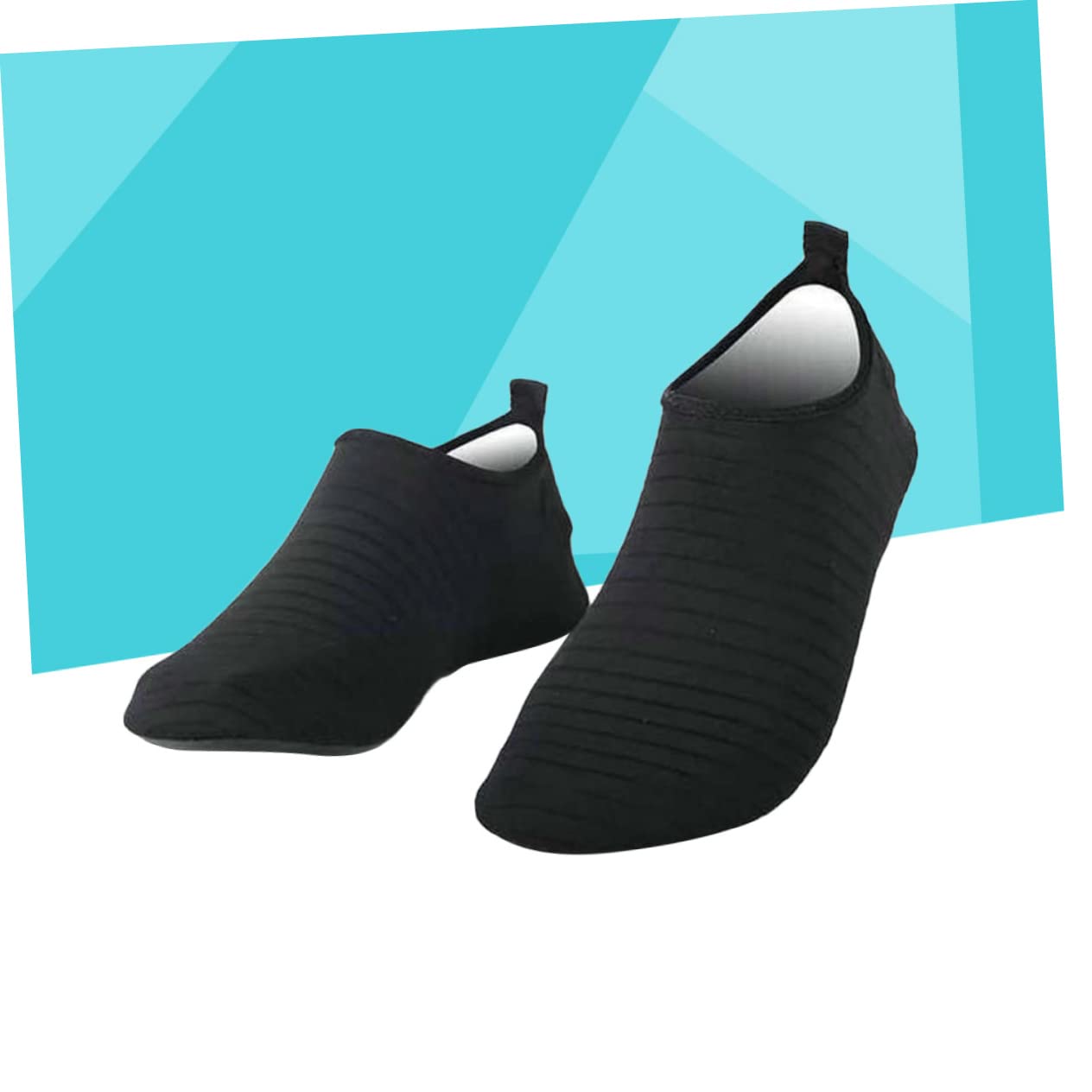 Healeved Thickened Anti-slip Shoe Covers Silicone Room Socks Yoga for Adults Boys and Girls Black