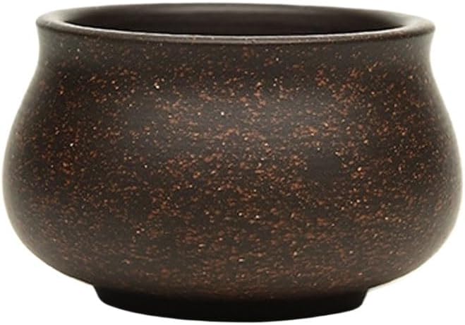 Tea Cup Black Gold Sand Thin Mouth Ceramic Mug Kung Fu Small Handmade Purple Clay 70ml Suitable For Office Living Room Bedroom