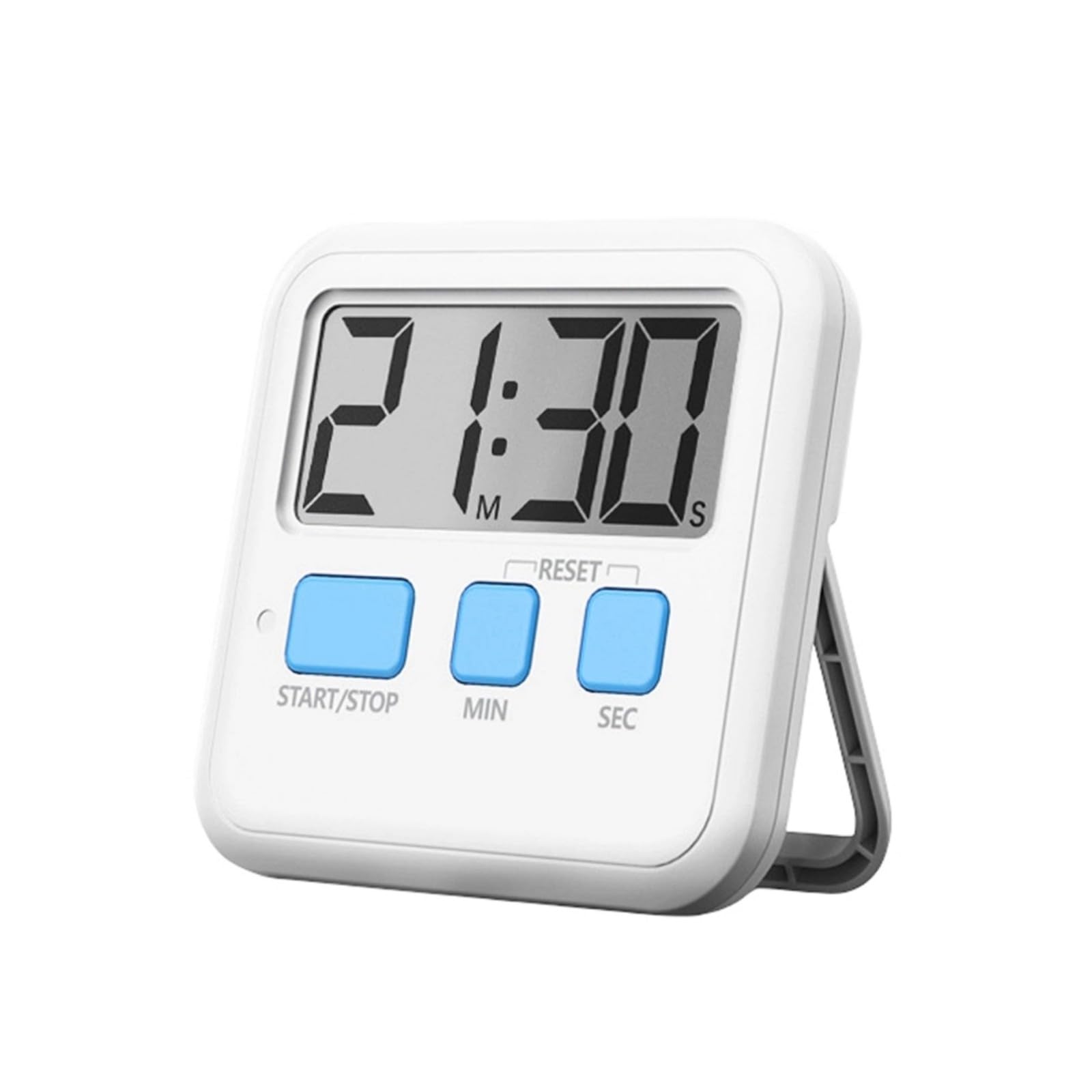 LCD Time Trackers with Loud Alarm and Hands Less Design Suitable for Productivity & Organization Timing Tasks Accurately Battery Operated Clock
