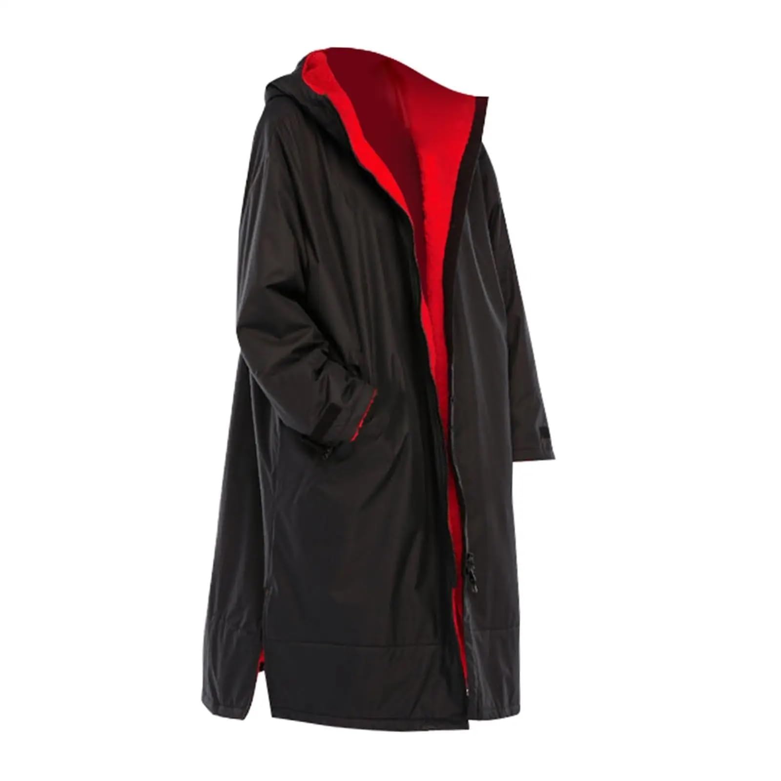 Albornoz para playa Bata impermeable for cambiarse de Surf, abrigo for exteriores, chaqueta lana cordero, capa con capucha
