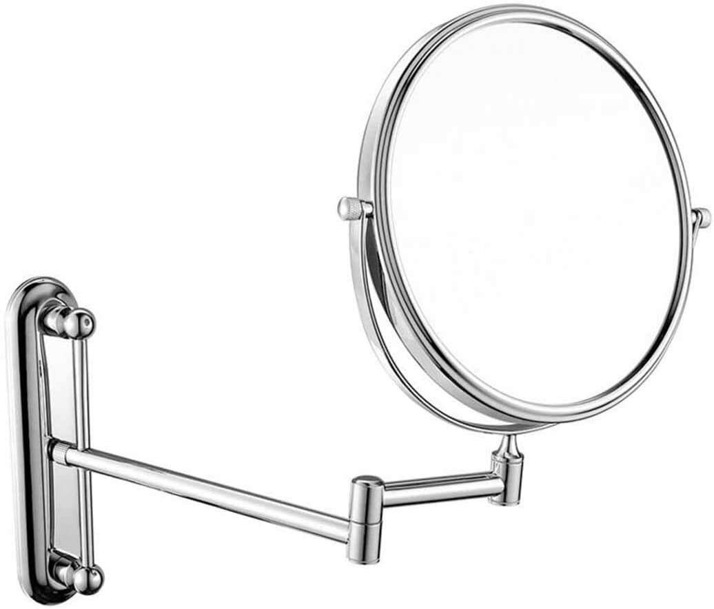Miroir de maquillage extensible 6 pouces mural pour salle de bain