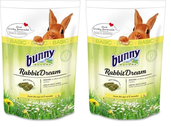 Bunny - Pienso para Conejos Adultos Rabbit Dream 1,5 kg (Paquete de 2)