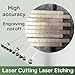 Positioning Calipers for Precise Measurements & Easy Wood Cutting, Stainless Steel Precision Cutting, Adjustable Precision Caliper Guide, Guide Measuring Tool for Circular Saws (Double-Axis)