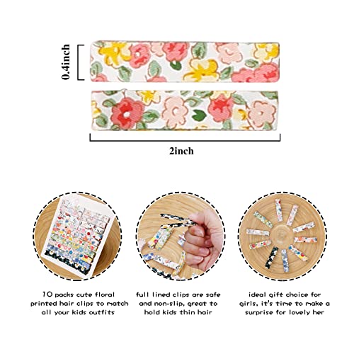Tobeffect 20 Packs Cute Baby Hair Clips, Flower Small Barrettes Hair Accessories For All Age Girls Toddler Kids Teens thumb #1