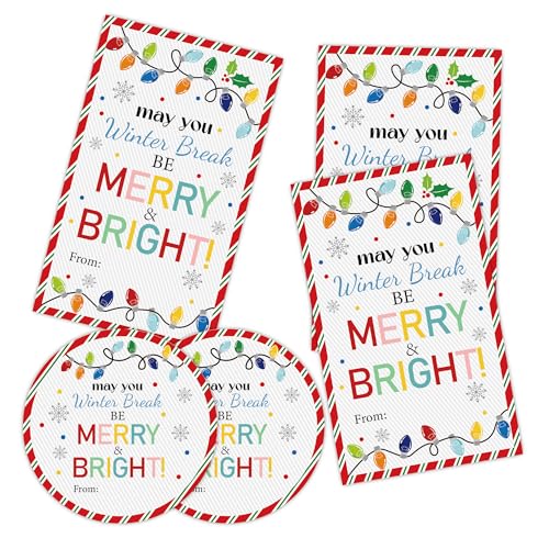 Autocollants Merry Christmas de qualité supérieure pour boîtes cadeaux et papeterie