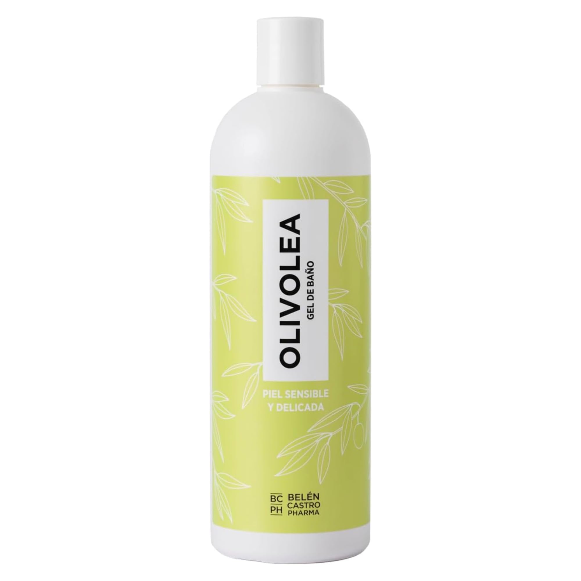 OLIVOLEA Gel de Baño Piel Sensible y Atópica - Hipoalergénico pH Neutro - Apto para Bebés y Recién Nacidos - Con Activos Naturales - 500 ml