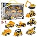 Produktbild MOGOI 10-teiliges Bauspielzeug-Set für Kinder von früherem Maschinenbau, Kippwagen, Bagger, Bulldozer, Gabelstapler, Reibungsmotor und Asphalt-Auto-Spielzeug für Kinder, Jungen und Mädchen