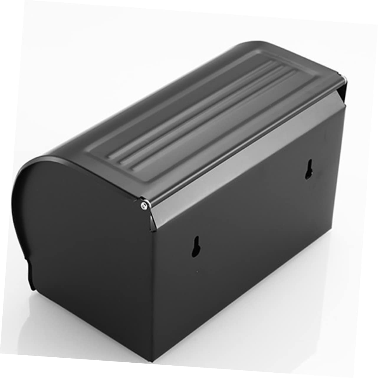 CMBSSTFC Estantes de pared en rollo Portarrollos de papel para montaje en pared, color negro, cubierta de papel higiénico, soporte para rollo de papel tisú, estante de pared, rollo de papel higiénico,