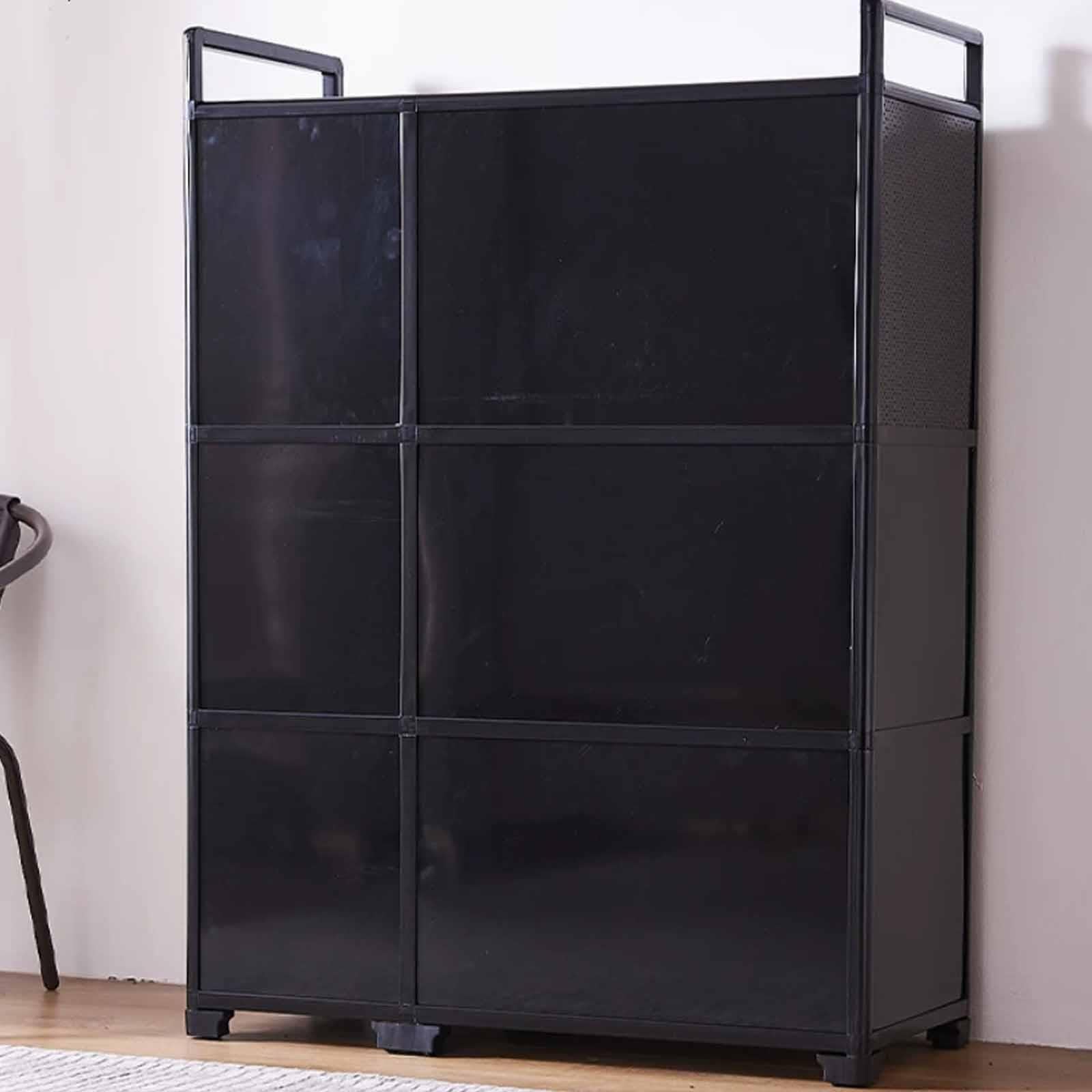 Szafka Kuchenna z Aluminium z Magnetycznymi Drzwiami i Kółkami