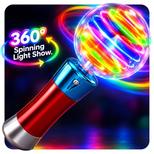 ArtCreativity Spinning Light Up Toy Magic Ball, Autism Sensory Kids Gift - Image 2