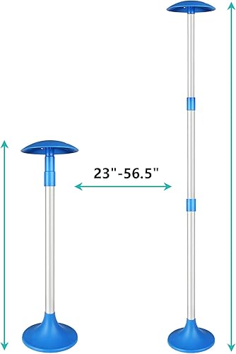 Miniatura 7 de iCOVER - Soporte para cubierta de barco de aluminio ajustable de altura y correa telescópica para evitar que el agua se hunda