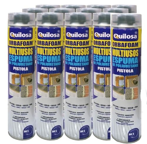 Quilosa Espuma Poliuretano Orbafoam O2-M1 750Ml Pack 12