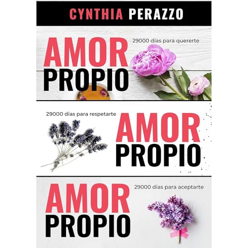 3 en 1 Libros de amor propio para mujer u hombre consciente Audiolibro Por Cynthia Perazzo arte de portada