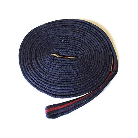 Rhinegold Padded Lunge Line - Navy/Burgundy Cover