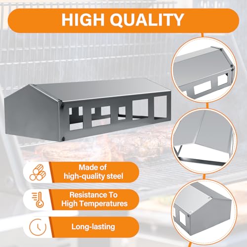 COMVIEE Kit de substituição do coletor de calor para churrasqueira e defumadores digitais a carvão M