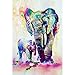 WACYDSD Puzzle Adulte 1000 Pièces Puzzle 3D Aquarelle, Animal, Samll, Éléphant, Enfants, Paquet, Décor, Hoom