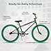 JOYSTAR 24 Inch Kids Bike Freestyle BMX Bikes for 8-12 Years Old Boys Girls and Beginner Riders, 24 Inch Bikes with Green Tires, Green