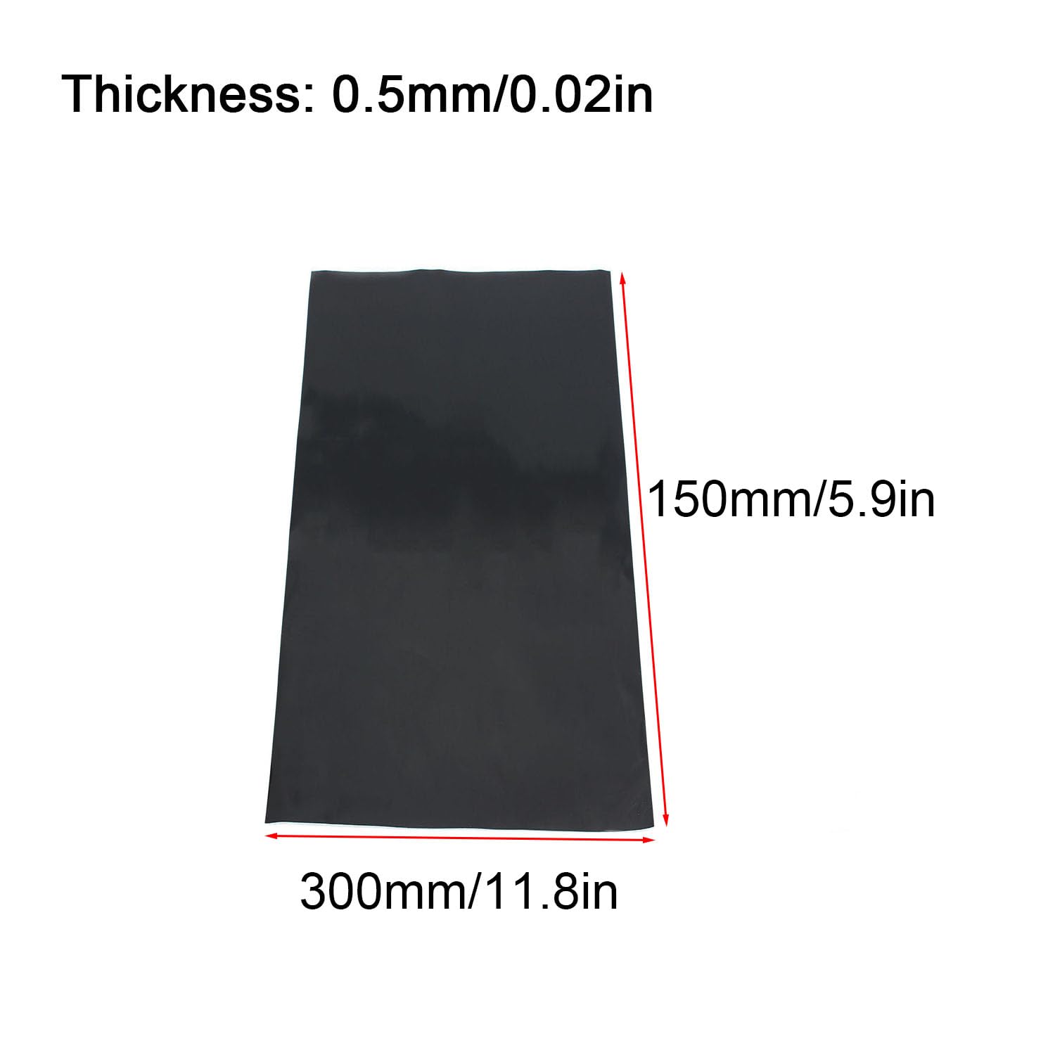 Foglio Gomma Siliconica Antiscivolo 0,5x300x300 Mm - Autoadesivo Per Mobili E Elettrodomestici | Alta Temperatura - Foto 7