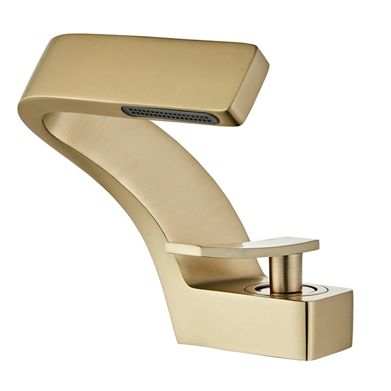 Basin Faucets Black Bathroom Deck Mounted Basin Faucet Single Hole Sink Tap Hot and Cold Water Mitigeur Salle De Bain Mixer(Color-8)