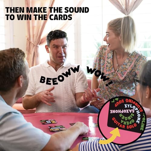 UpRoar! The Card Game of Silly Sounds – Funny Family Party Game for Kids, Adults, 2+ Players, Eco, Sustainable, Fun, Birthday Gift, Game Night, Stocking Stuffer, Halloween, Thanksgiving, Christmas