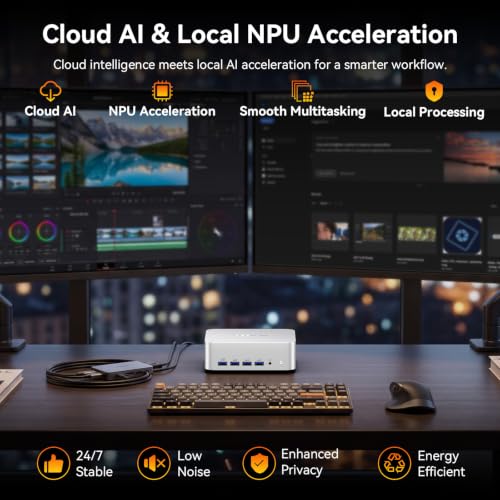 GEEKOM A9 Max Top AI Mini PC,AMD Ryzen AI9 HX470(86 Tops)|32GB DDR5+2TB SSD - image 8