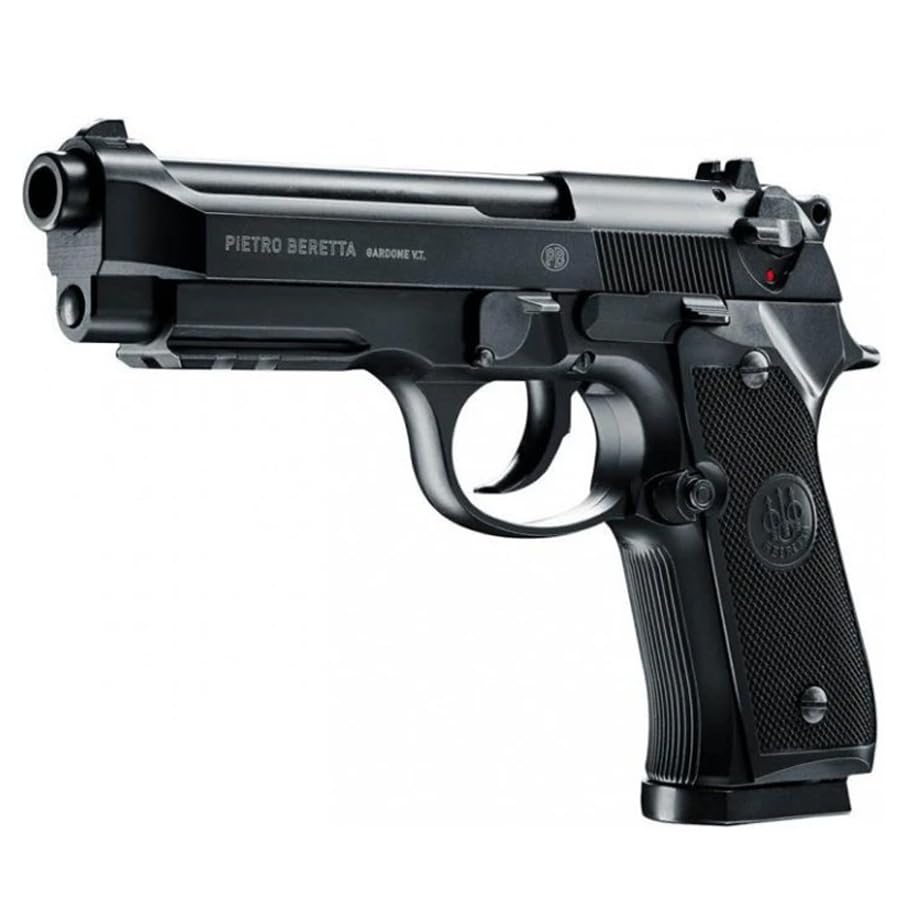 Beretta M92A1 blowback CO2 (4,5mm) | Pistola de Aire comprimido (Bolas de BB´s) Calibre 4,5 mm + 5 Cargas de Co2 + 500 Bolas. Full Metal. Blowback