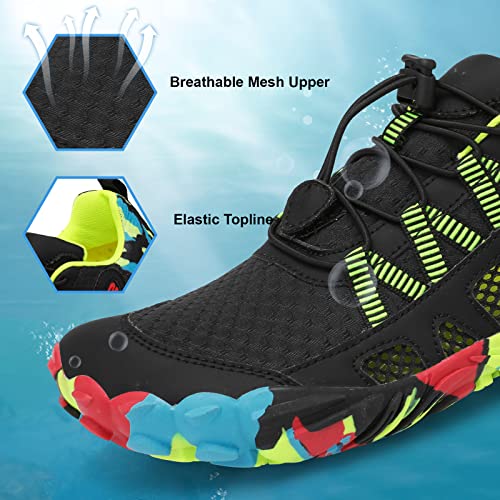 Image of XIHALOOK Athletic Hiking Water Shoes Womens Mens Quick Dry Barefoot for Beach Walking Kayaking Surfing Training