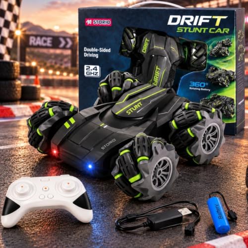 Storio Rechargeable RC Car 4x4 Drift Stunt Car - Image 2