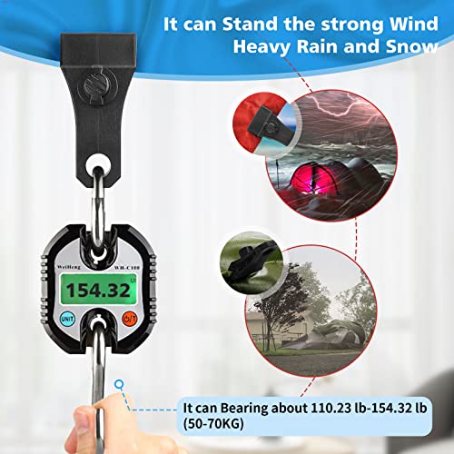 Upgrade Large Tarp Clips Heavy Duty Lock Grip -Total 24 Pcs Tarp Clamps Thumb Screw Tent Fasteners Clips With Carabiner For Camping Awnings Caravan Canopies Car Truck Swimming Pool Boat Cover Clips #TOP2