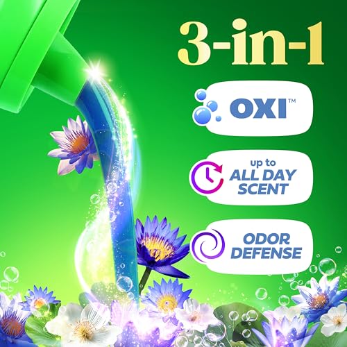 Image of Gain Plus Liquid Laundry Detergent, Cleaner, Fresher, Now with Oxi, Waterfall Delight Scent, 99 fl oz, 75 Loads