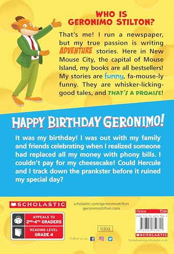 Happy Birthday, Geronimo! (Geronimo Stilton #74) 9352759818 Book Cover