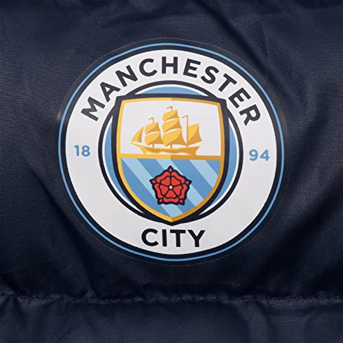 Manchester City Boys Quilted Jacket Hooded Winter Coat Kids Official Soccer Gift2