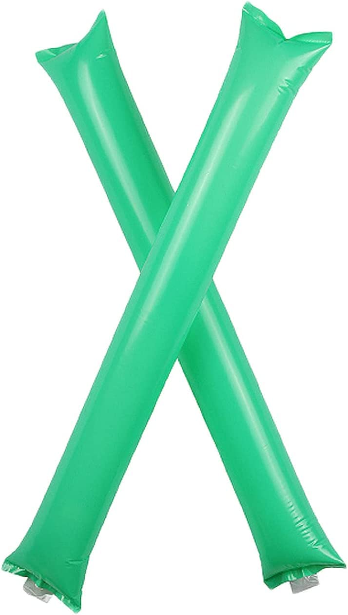XGOPTS 50pcs Thicken Bam Bam Thunder Sticks Cheering Sticks Blow Bar Plastic Inflatable Long Balloon Boom Sticks Inflating Rods Stadium Noisemakers for Birthday Party Sporting Events